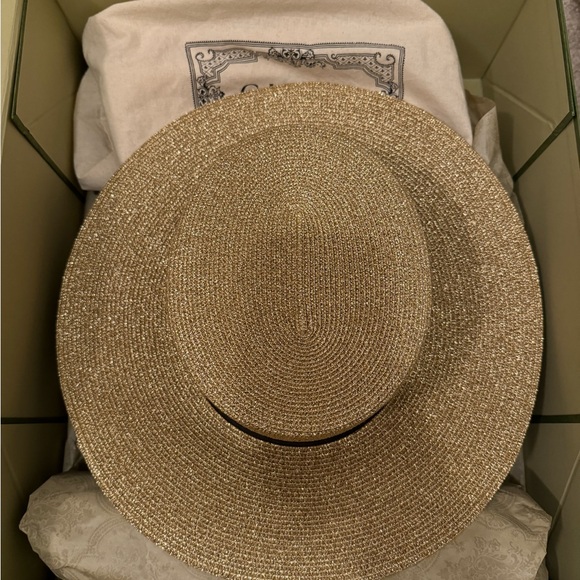 Gucci LAMÉ PAPIER HAT - Picture 7 of 7